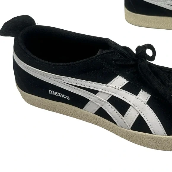 NEW - Onitsuka Tiger by Asics Black and White Sneakers UNISEX - SIZE 7/8.5